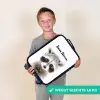 Rachid Racoon Kinderkoffer - Zwart klein -sfeer4_NL