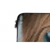 Schotse hooglander - Neus - Bruin laptophoes neopreen klein -detail