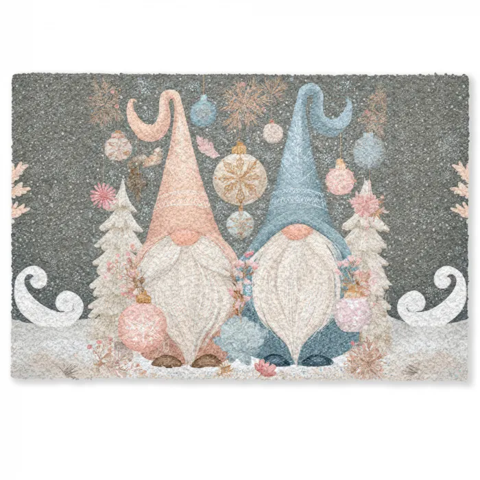 Kerst - Gnomen - Pastel Deurmat klein -zkaufland3d