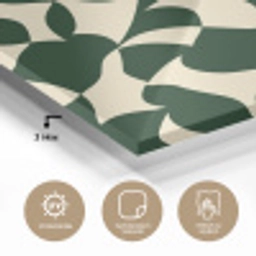 Groen - Organische vlakken - Crème plexiglas 5mm klein 11 -wsfeer2_DE