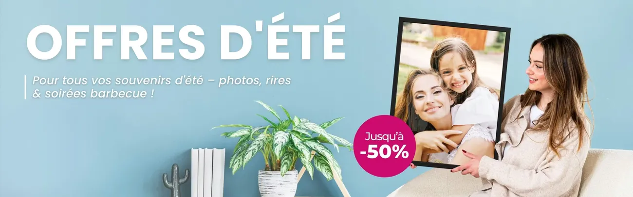 Offres d'été, pour tous vos souvenirs d'été - photos, rires & soirées barbecue !