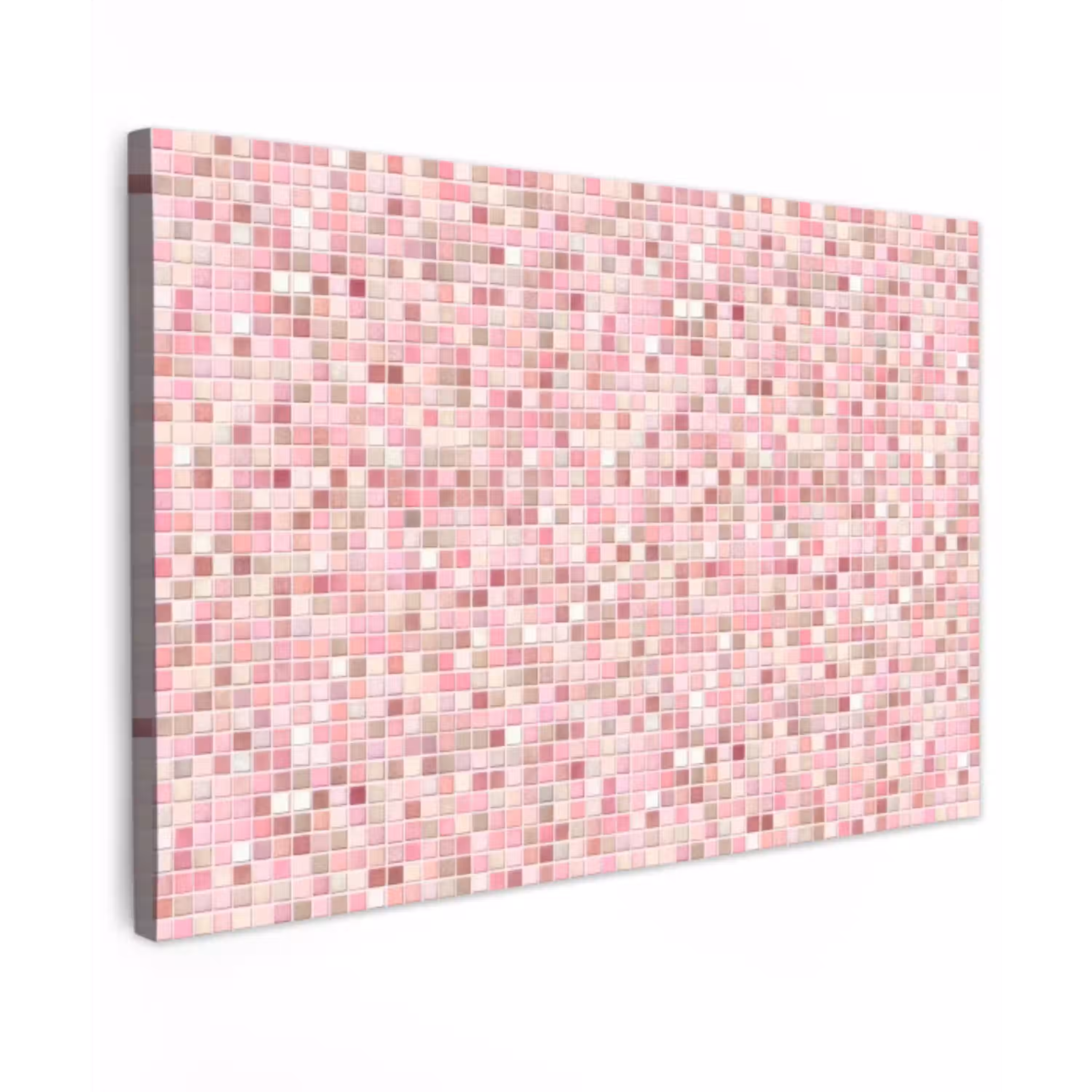 Mozaïek - Patroon - Roze canvas 2cm klein 34 -z3d