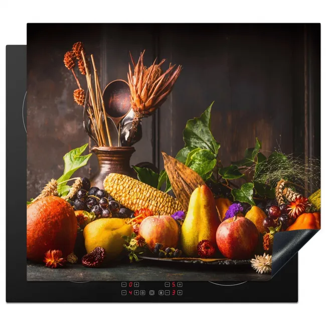 Herfstbounty in Ochtendgloed Inductie beschermer vinyl 3mm middel -3d