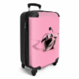 Escar-Go - Roze NBS - Handbagage koffer - Unisex middel -productfoto_3d