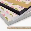 Bloemen - Hartjes - Patroon Textielframe zwart klein 947 -USP_kleurenNL