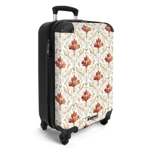 Barok patroon rood NBS - Handbagage koffer - Kinderen Unisex middel -productfoto_3d