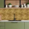 Metaal - Dynamisch - Goud keuken achterwand 2 middel 871 -sfeer3