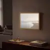 Kustlijn - Strand - Oceaan Light Box met batterij (Wandlamp) middel -sfeer1