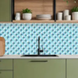 Golf - Ballen - Blauw keuken achterwand 2 middel 871 -sfeer3