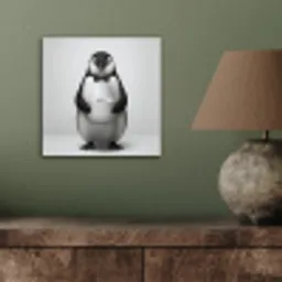 Pinguïn - WC rol - Wit aluminium wit klein -sfeer2