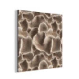 Waaiervorm - Beige - Vezel textuur aluminium wit klein 46 -3d