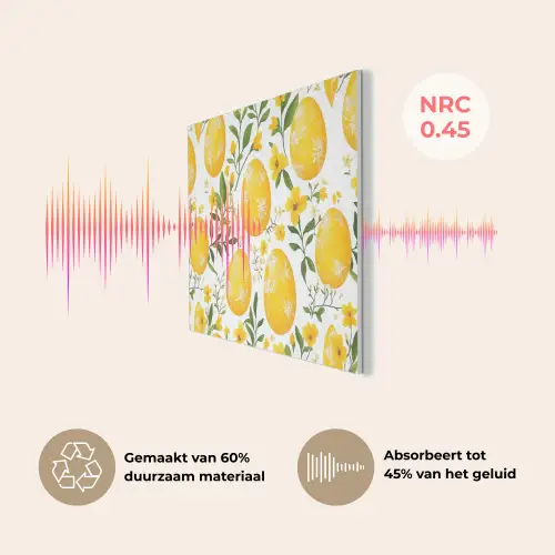 Bloemen - Paaseieren - Geel PET vilt klein -USP_NL
