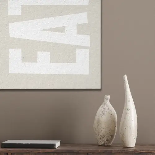 Eten - Decoratie - Beige - Wit PET vilt klein -sfeer6_closeup