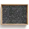 Terrazzo -  Patroon - Zwart - Wit Dienblad Rechthoek middel 911 -z3d_shopping