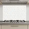 Geometrie - Lijn - Zwart - Wit - Patroon keuken achterwand spatscherm klein 900 -3d_website