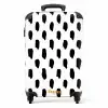 Verticale vlekken op een witte achtergrond NBS - Handbagage koffer - Volwassenen Unisex middel -productfoto_recht