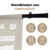 Eten - Decoratie - Beige - Wit Wandkleed katoen klein -sfeer2