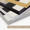 Minimalistisch - Landschap - Dimensie Textielframe zwart klein -USP_kleurenNL