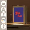 Blauw - Rood - Yes fun - 3D Light Box met kabel (Tafellamp) klein -USP_NL