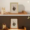 Panda - Blauwe bloemen - Zachtheid Light Box met kabel klein -sfeer3_kind