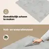 Beton - Grijs - Industrieel - Patroon Inductie beschemer met haakjes klein 777 -ky-schoon-nl
