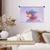 Eend - bril - Pastel Wandkleed katoen klein -sfeer1