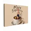 More espresso - Koffie - Eend Tuinposter op houten frame 2 cm dik klein -3d