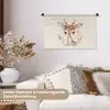 Hert - Bohemian - Bloemen - Bosdieren Wandkleed katoen klein -tsfeer1_DE