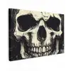 Schedel - Kettingen - Rood canvas 2cm klein -z3d