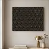 Zonnestraal - Zwart - Goud - Stippen Textielframe zwart klein 947 -sfeer2