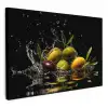 Olijven - Groen - Water - Zwart KitchenYeah - Keuken - Canvas klein -3d