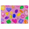 Edelstenen - Vormen - Hartje - Kleurrijk Placemat vinyl groot -zzsfeer1_Kitchenyeah-website