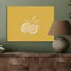 Citroenen - Illustratie - Minimalistisch - Geel PET vilt klein -sfeer2
