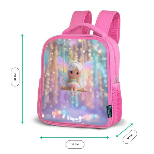 Fee - Elf - Regenboog Kinderrugzak - Roze middel -productfoto_formaten