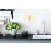Minimalistisch - Schepijs - Hoorntje - Beige Muursticker klein -keuken