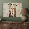 Giraffen - Cartoon - Crème PET vilt klein -sfeer2