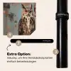 Geschilderd - Abstract - Uil - Bruin Inductie beschermer vinyl 3mm middel -zzzzzzz-induclip_DE
