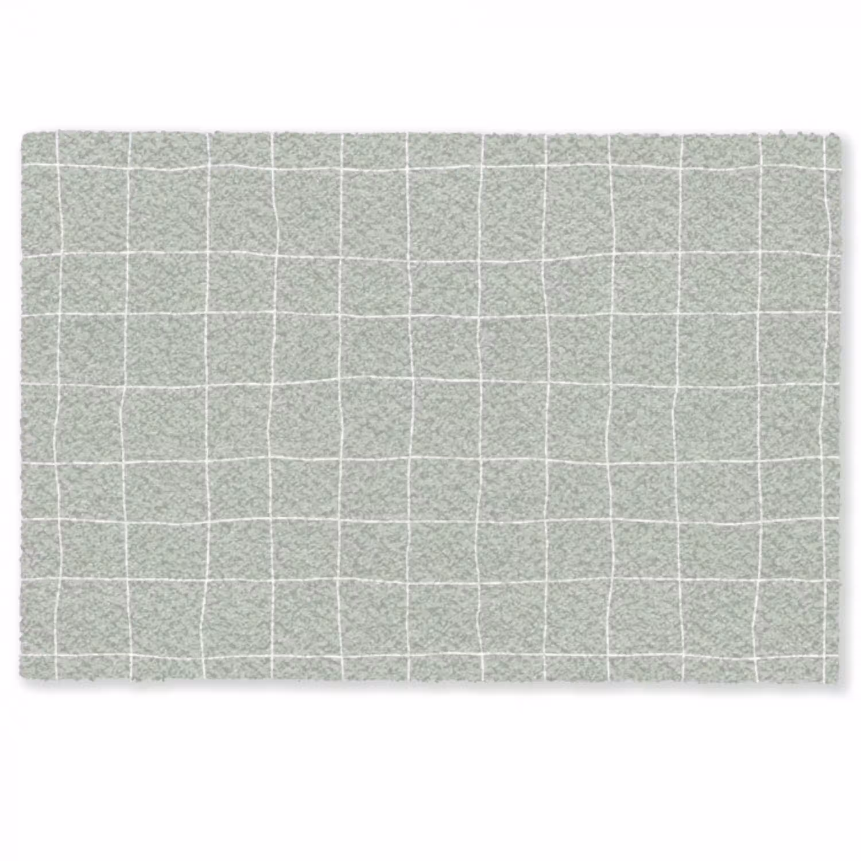 Ruitpatroon - Golvend - Groen Deurmat klein 898 -zkaufland3d