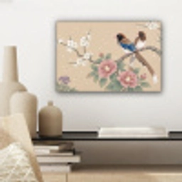 Bloemen - Vogels - Bloemen canvas 2cm klein -sfeer6
