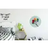Lollys - Schaduw - Drie - Blauw Wandcirkel aluminium klein -kinderkamer
