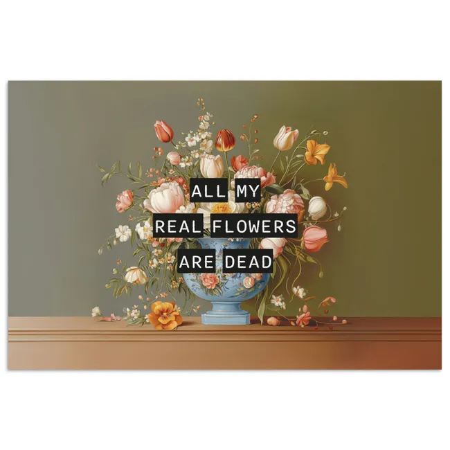 Poster - Bloem - Quote - Vintage - Art