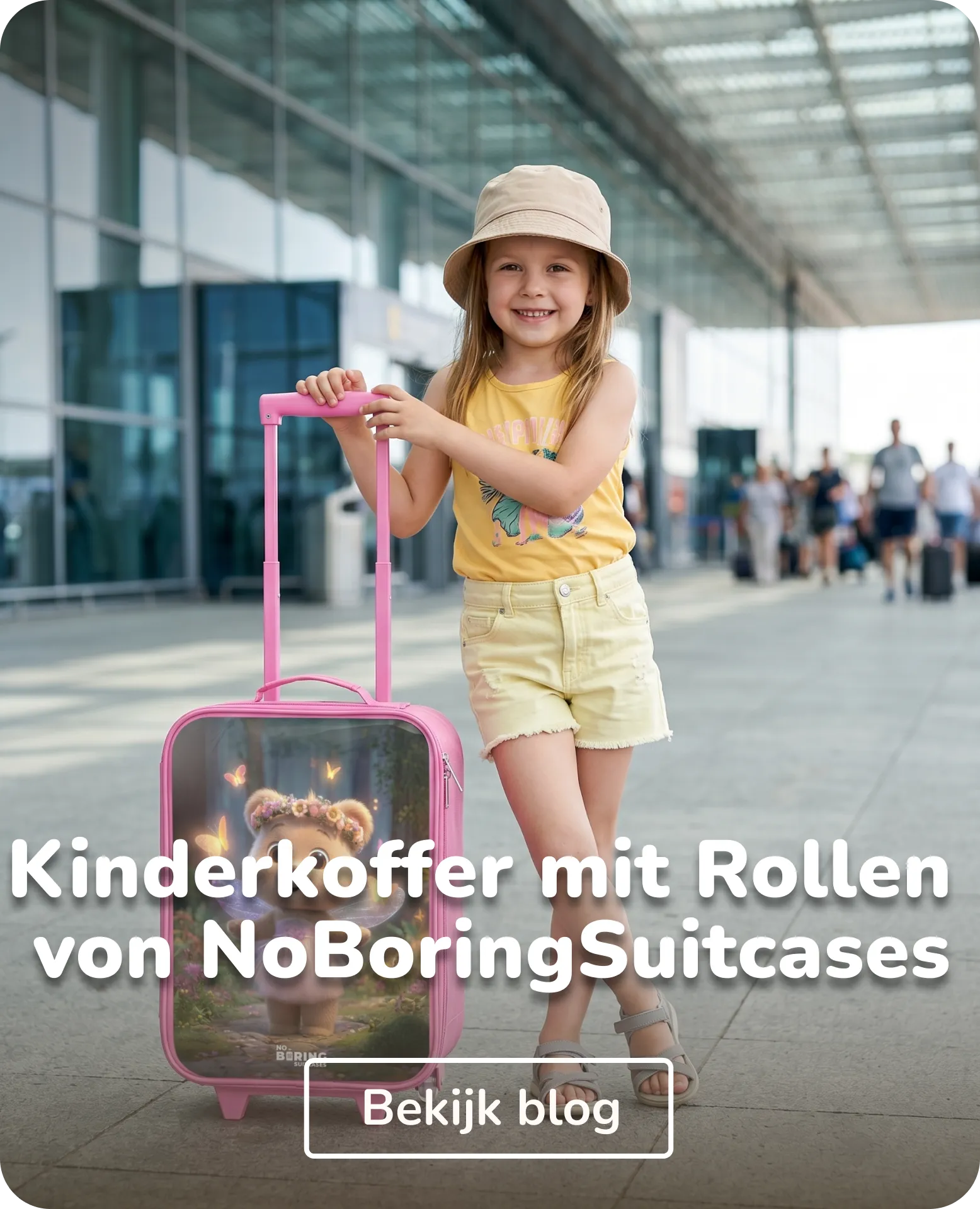 Kinderkoffer mit Rollen von NoBoringSuitcases