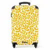 Abstract - Geel motief NBS - Handbagage koffer - Kinderen Unisex middel -productfoto_recht