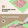 Mon cheri - Groen - Roze Inductie beschemer met haakjes klein -ky-schoon-nl