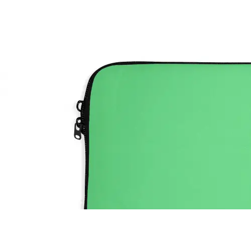 c'est la fucking vie - Groen - Penseelstijl laptophoes neopreen klein -detail