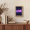 Neon - Love - Valentijn Light Box met kabel (Tafellamp) klein -sfeer2