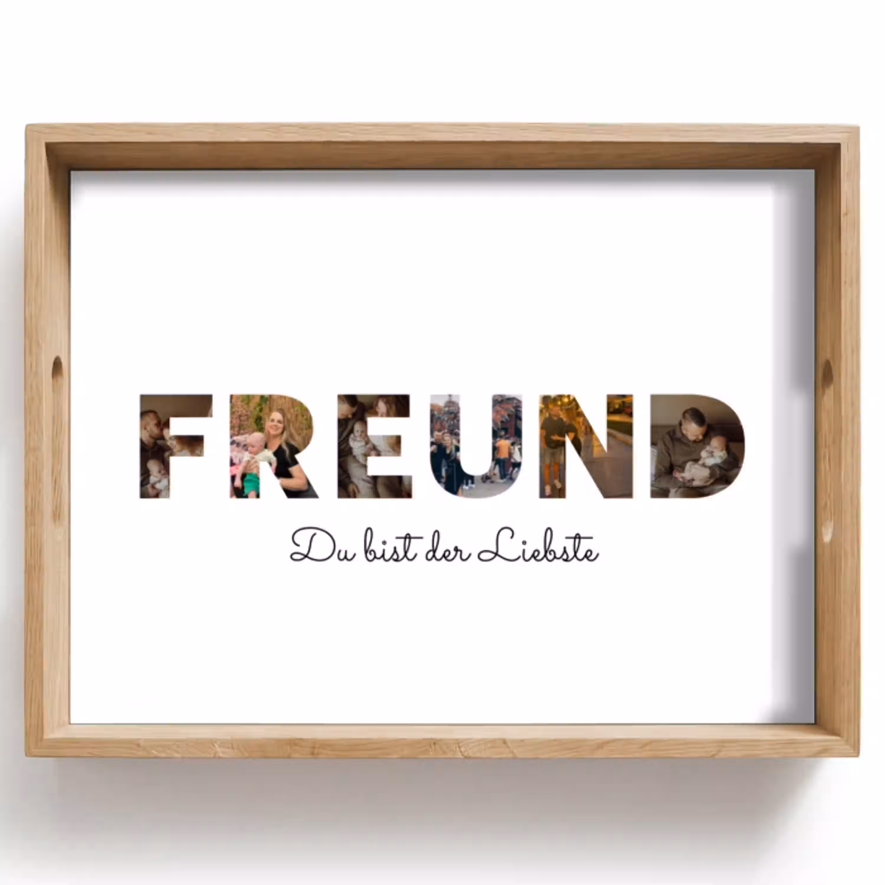 Freund - Buchstaben-Collage Dienblad Rechthoek middel -z3d_shopping