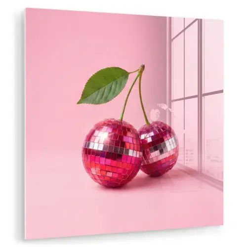Disco - Kersen - Roze plexiglas 5mm klein -zzzproduct_nieuw