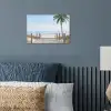Palmbomen - Pad - Horizon poster papier klein -sfeer2