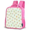 Zee - Ster - Strepen - Blauw Kinderrugzak - Roze middel 863 -schuin